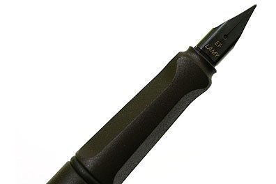 Перьевая ручка Lamy Safari Charcoal Black перо EF