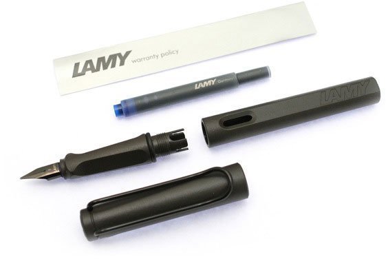 Перьевая ручка Lamy Safari Charcoal Black перо EF (4000199) купить в ...