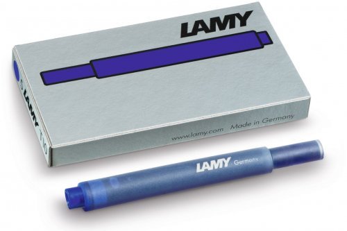 Картриджи с чернилами (5 шт) для перьевой ручки Lamy T10 синий