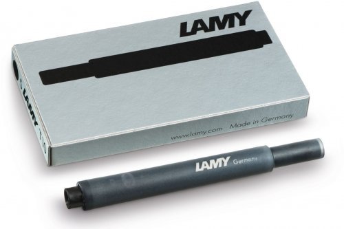 Картриджи с чернилами (5 шт) для перьевой ручки Lamy T10 черный