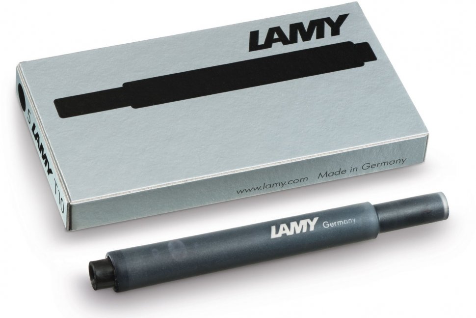 Картриджи с чернилами (5 шт) для перьевой ручки Lamy T10 черный