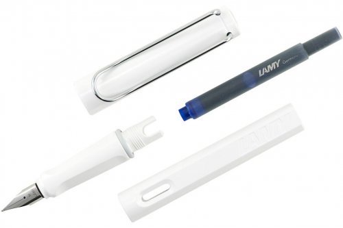 Перьевая ручка Lamy Safari White перо F