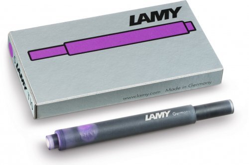 Картриджи с чернилами (5 шт) для перьевой ручки Lamy T10 фиолетовый