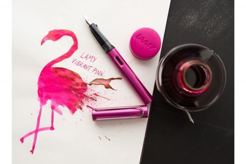 Перьевая ручка Lamy Al-star Vibrant Pink Special Edition 2018 перо F