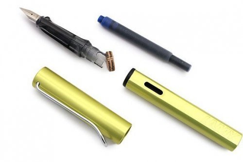 Перьевая ручка Lamy Al-star Charged Green перо EF