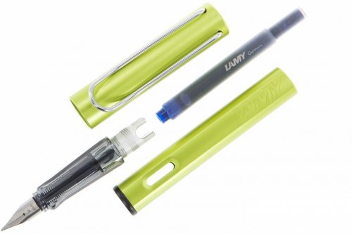 Перьевая ручка Lamy Al-star Charged Green перо F