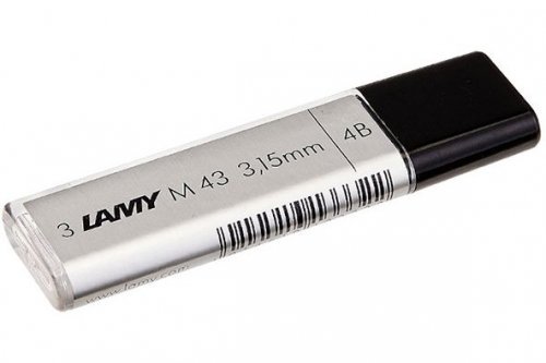 Грифели для механического карандаша Lamy Scribble M43 4B 3,15 мм