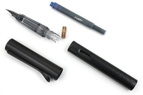 Перьевая ручка Lamy Al-star Black перо F