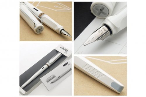 Перьевая ручка для каллиграфии Lamy Joy White Special Edition 2018 перо 1,5 мм