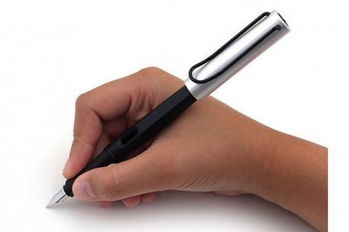 Перьевая ручка для каллиграфии Lamy Joy Black Silver перо 1,1 мм