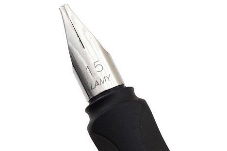 Перьевая ручка для каллиграфии Lamy Joy Black Silver перо 1,5 мм