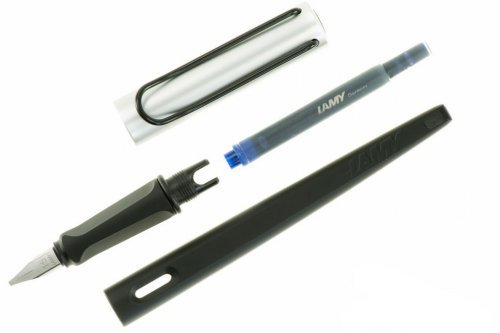 Перьевая ручка для каллиграфии Lamy Joy Black Silver перо 1,5 мм