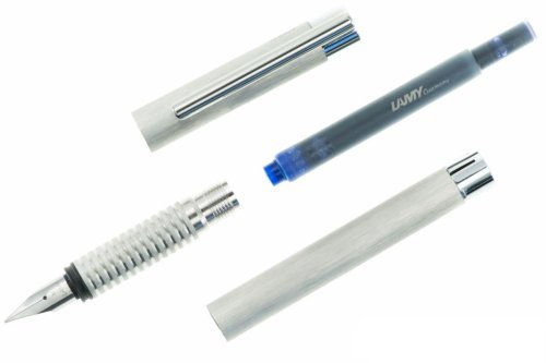 Перьевая ручка Lamy logo, матовая сталь