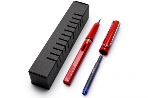 Перьевая ручка Lamy Safari Red перо EF